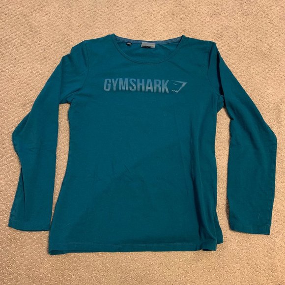 Gymshark Long sleeve blue shirt - size medium - Picture 2 of 3